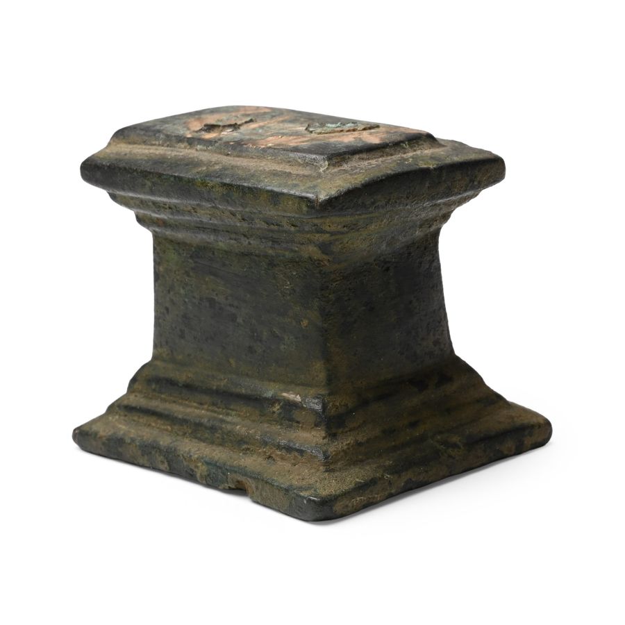 Roman Bronze Statue Base