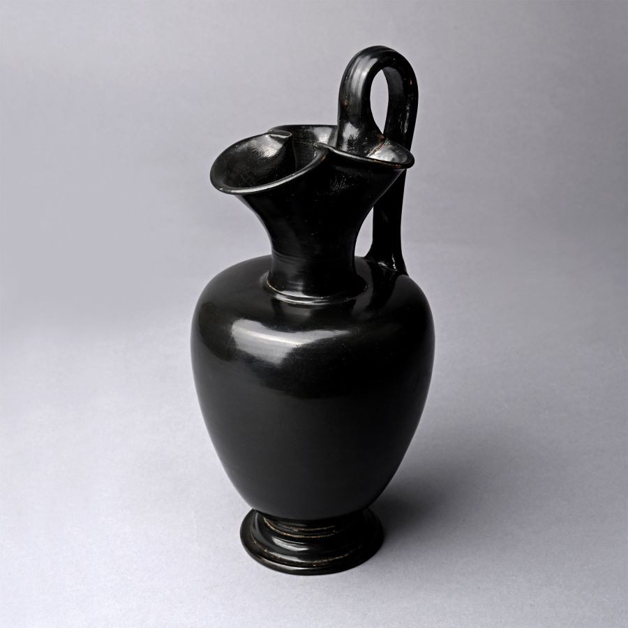 Greek Black-Glazed Oinochoe