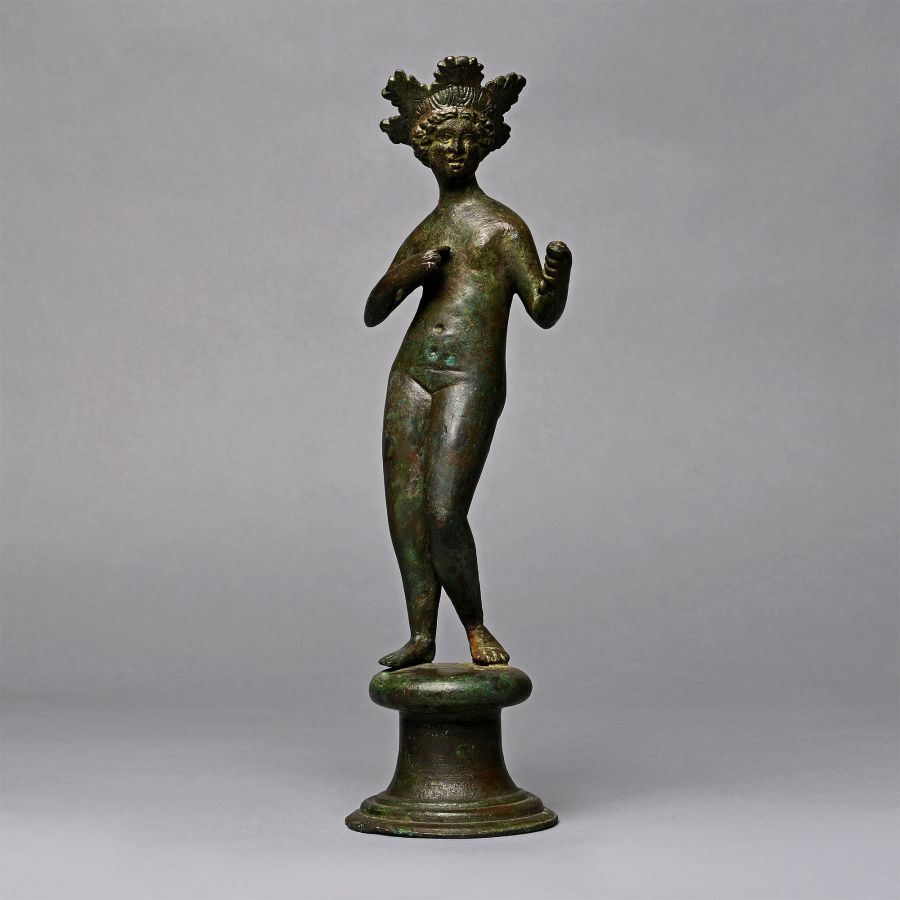 Large Roman Bronze Statue of Venus