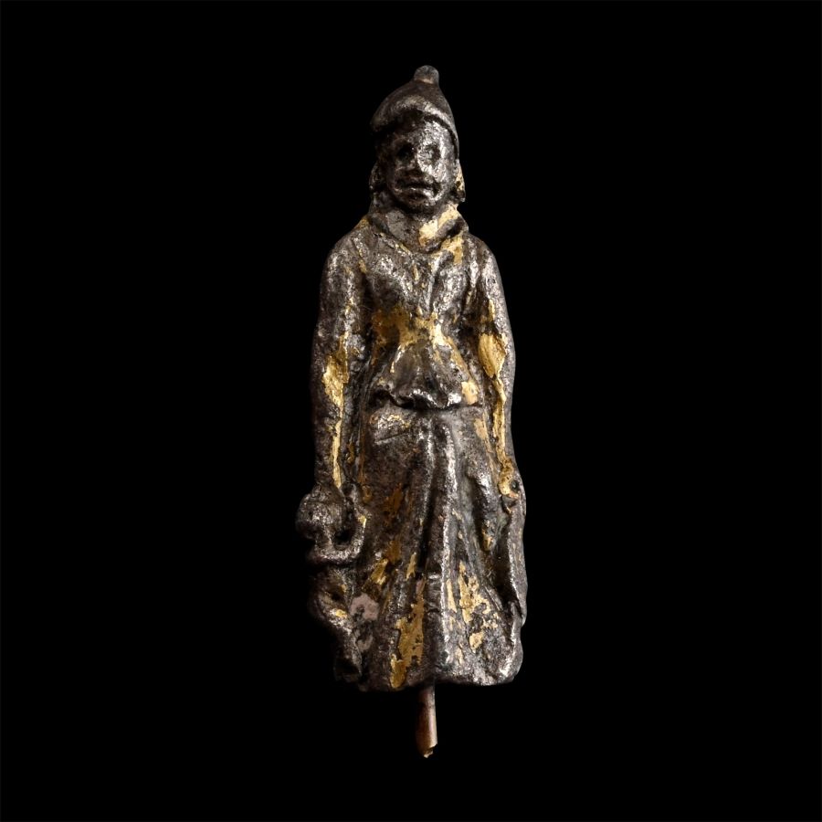 Roman Silver-Gilt Statuette of Athena