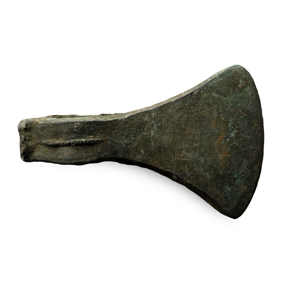 Large Heavy Luristan Bronze Axehead