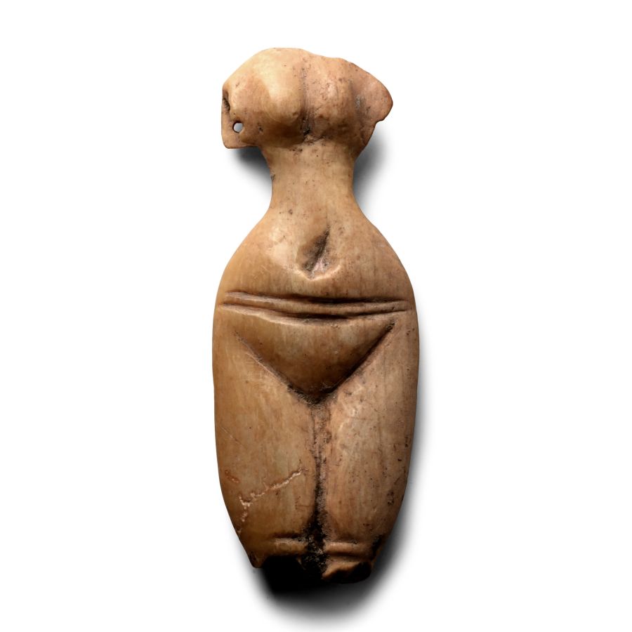 Roman Bone Figurine of a Lady
