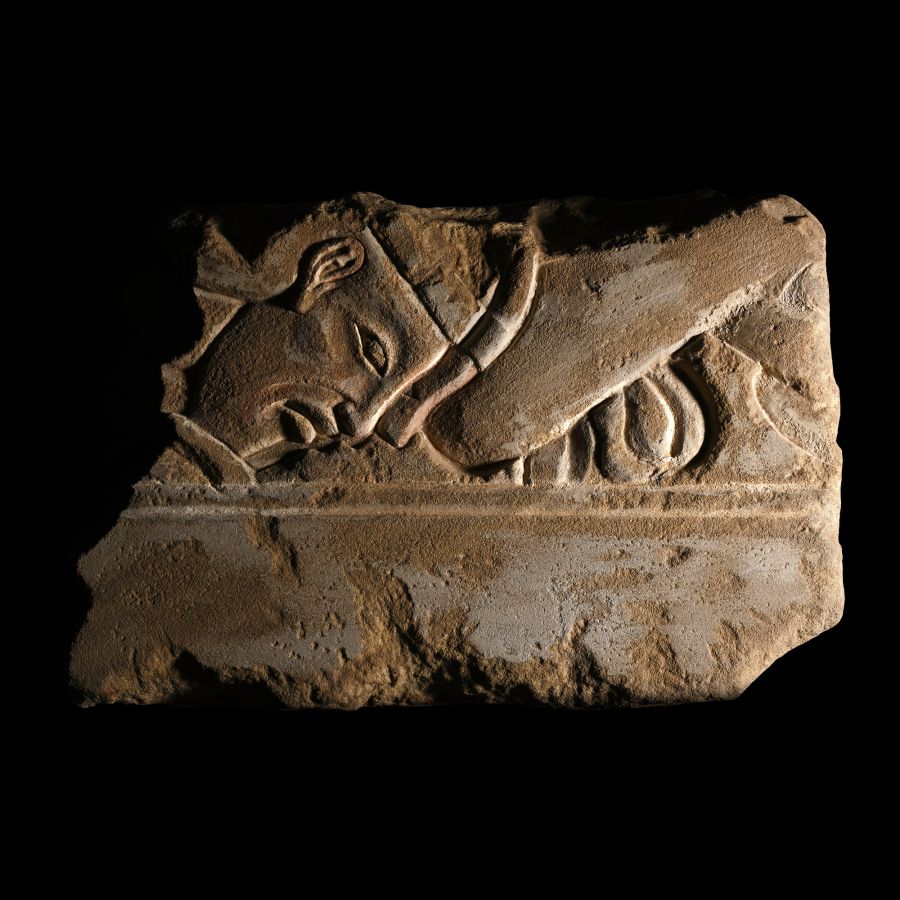 Egyptian Amarna Sandstone Relief Fragment