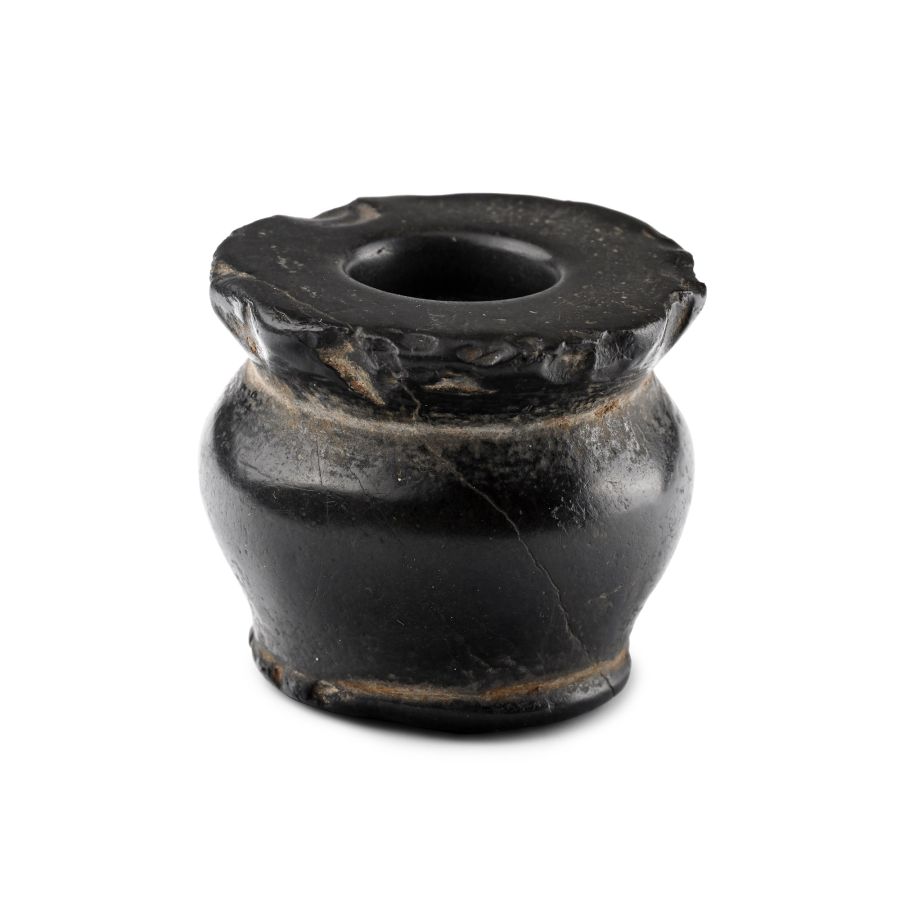Egyptian Basalt Kohl Pot