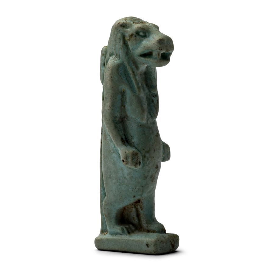 Egyptian Faience Amulet Representing Taweret