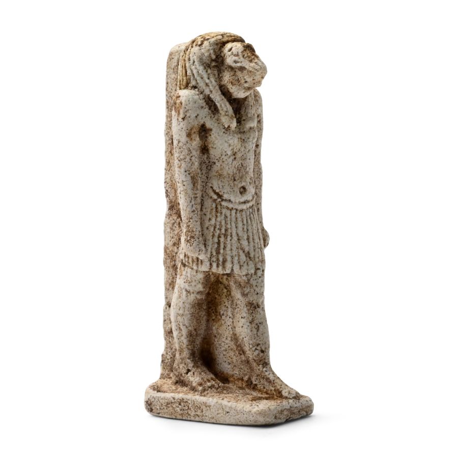 Egyptian Faience Amulet Representing Thoth