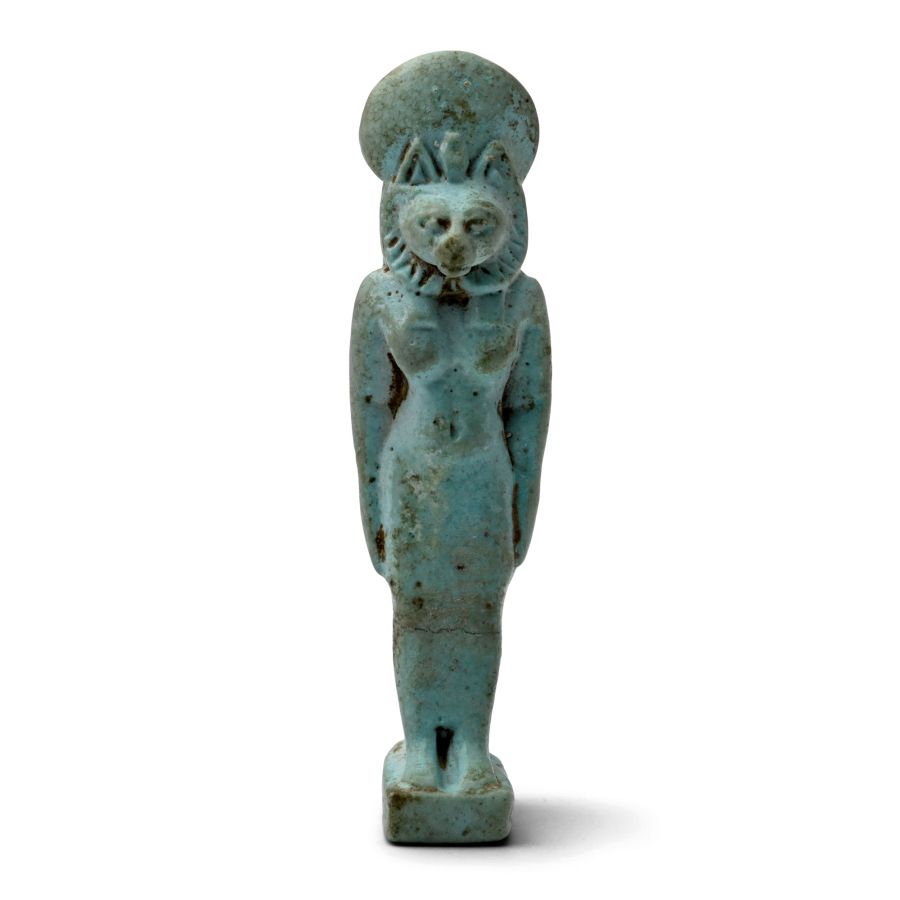 Egyptian Faience Amulet Representing Sekhmet