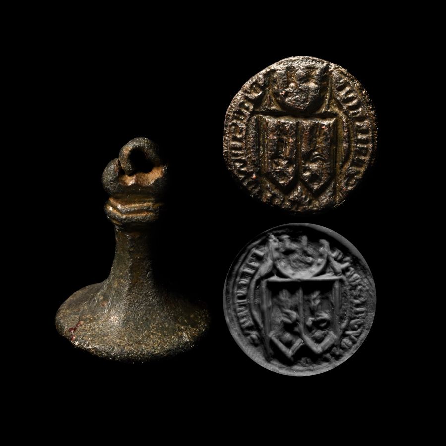 Medieval Bronze Ecclesiastical Seal Matrix for Phillip