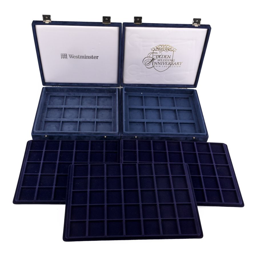 Velour Case and Tray Group [5]