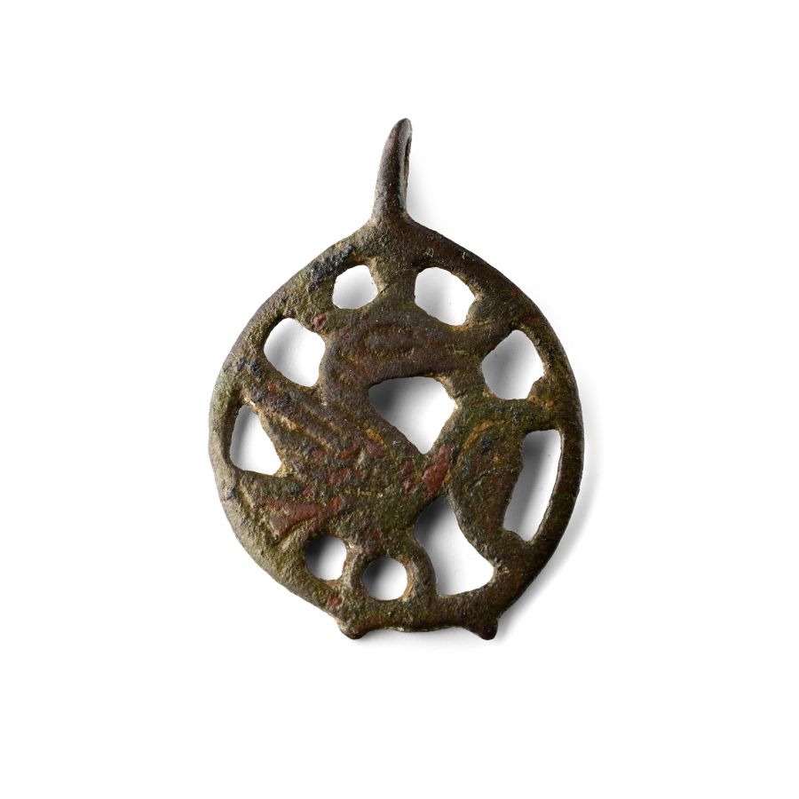 Anglo-Scandinavian Viking Bronze Pendant
