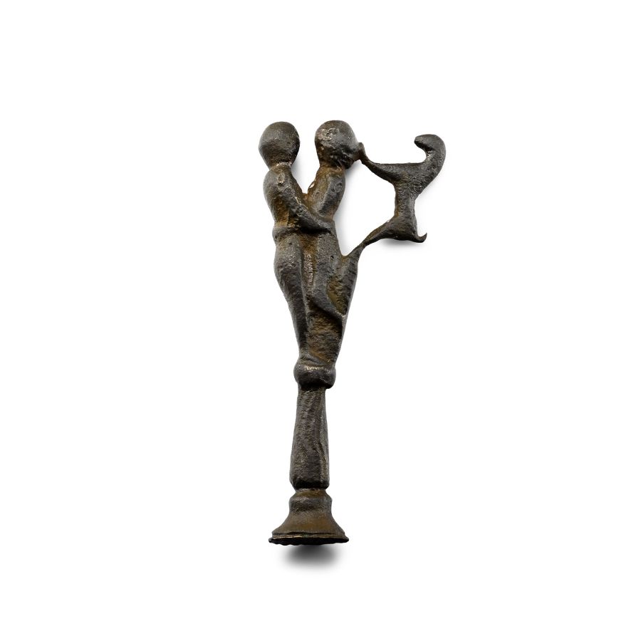 Georgian Bronze Bawdy Pipe Tamper