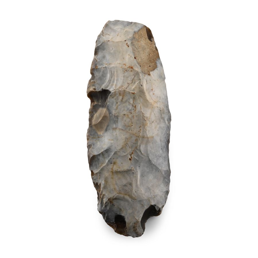 Stone Age Knapped Flint Axehead