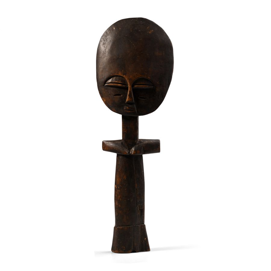 African Wooden 'Akuaba Doll' Fertility Figure