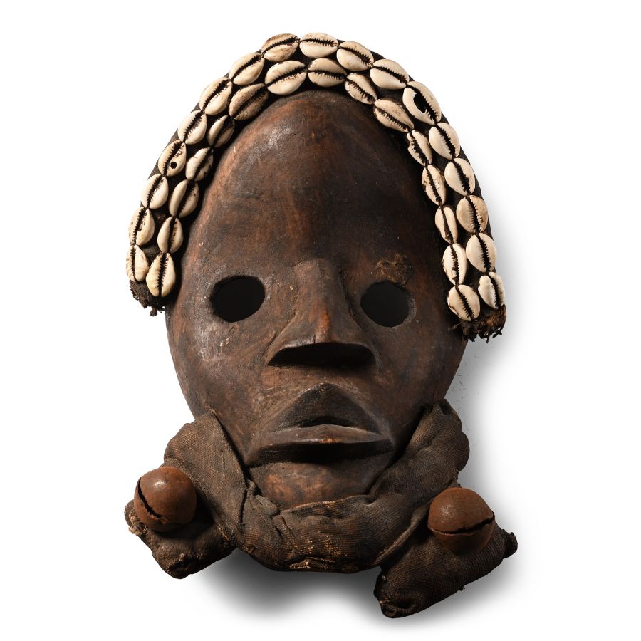African Wooden Ceremonial Face Mask