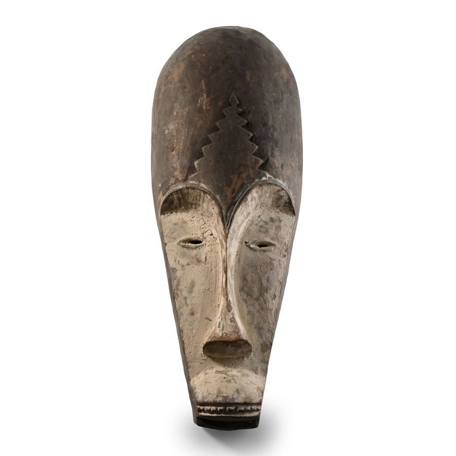African Wooden Ceremonial Face Mask