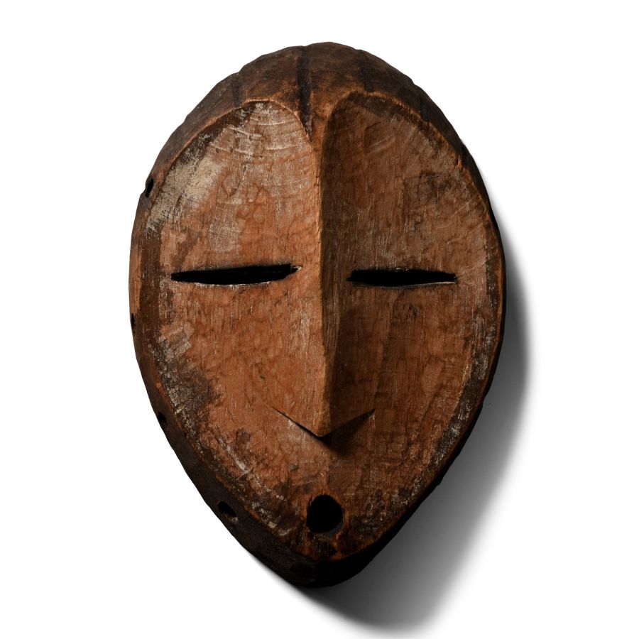 African Wooden Ceremonial Face Mask