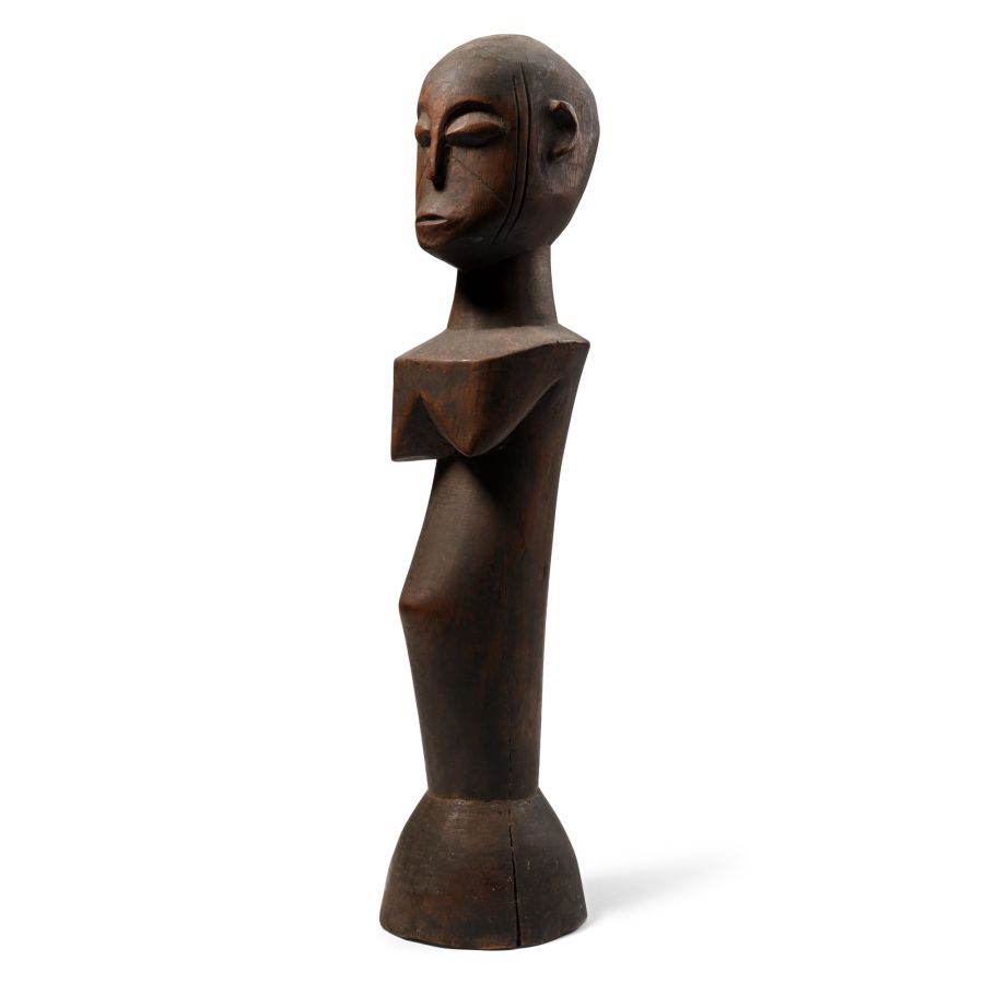African Wooden Ancestor Figure