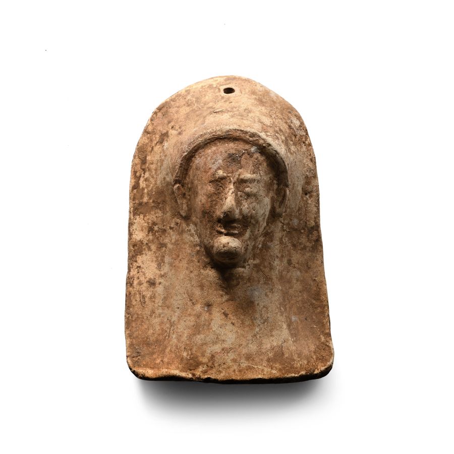 Greek Terracotta Protome Mask