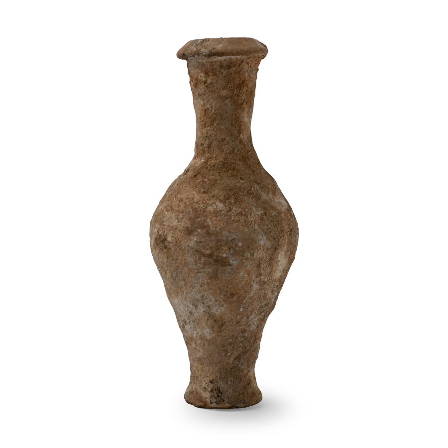 Hellenistic Terracotta Spindle Flask