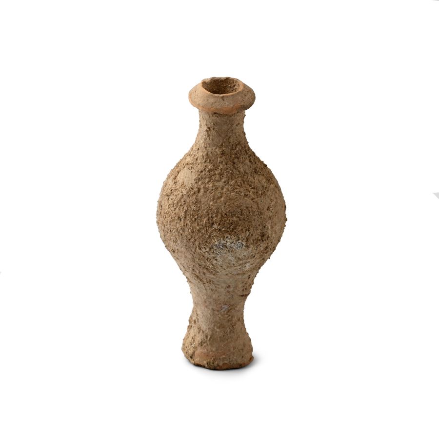 Hellenistic Terracotta Spindle Flask