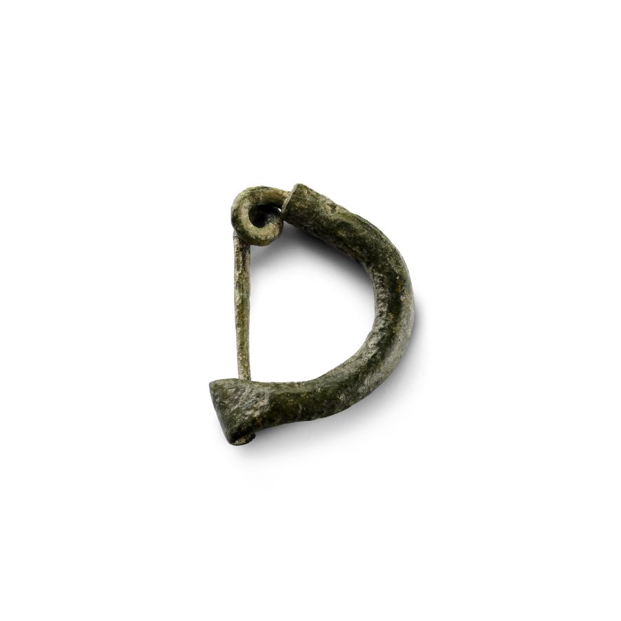 Greek Bronze Bow Brooch