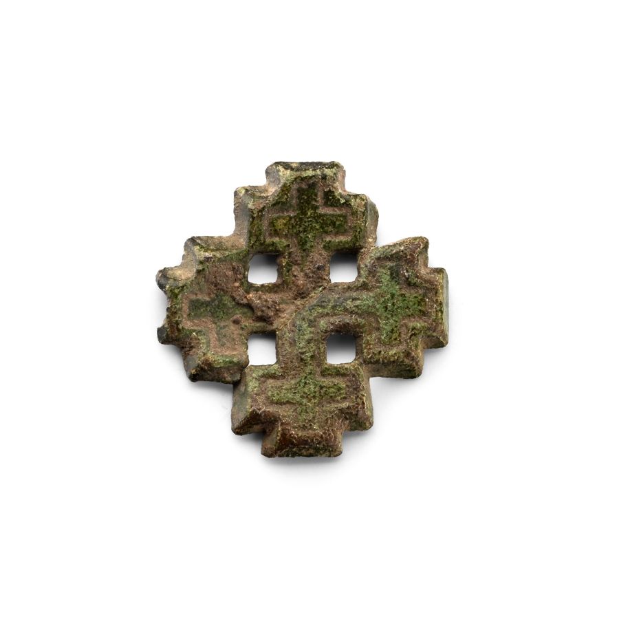 Medieval Bronze Knight's Holy Sepulchre Badge