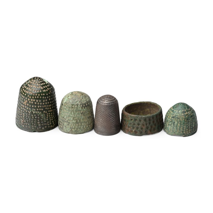 Medieval Bronze Thimble Collection