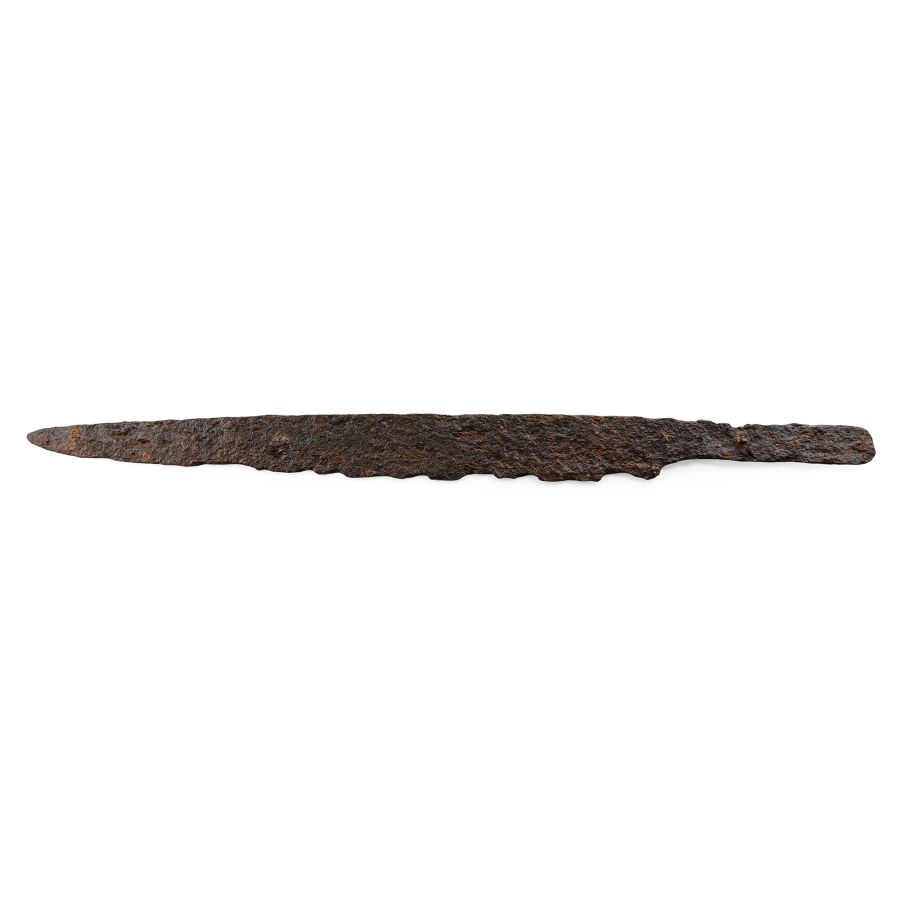 Medieval Iron Single-Edged Dagger