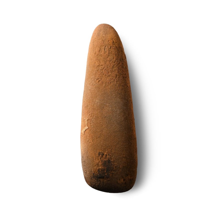 Stone Age Tenerian Pecked Celt Axe