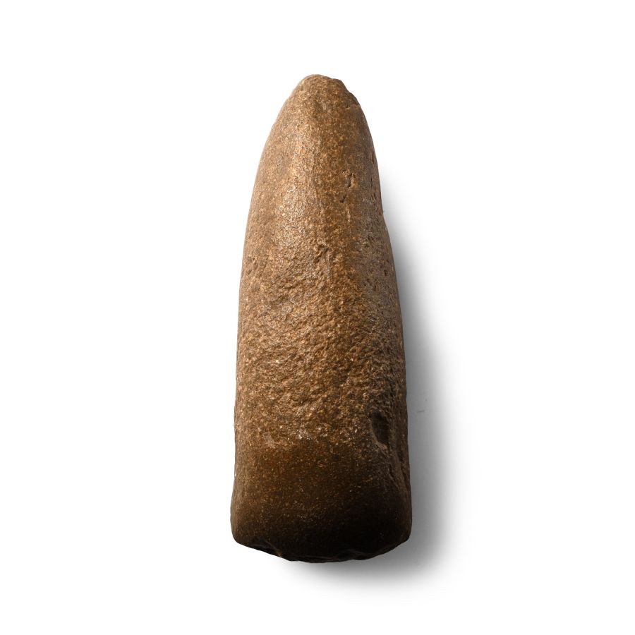 Stone Age Tenerian Pecked and Part Polished Celt Axe