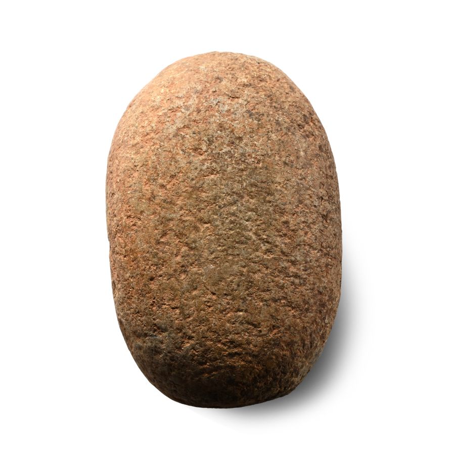Large Stone Age Tenerian Pecked Hammer Stone