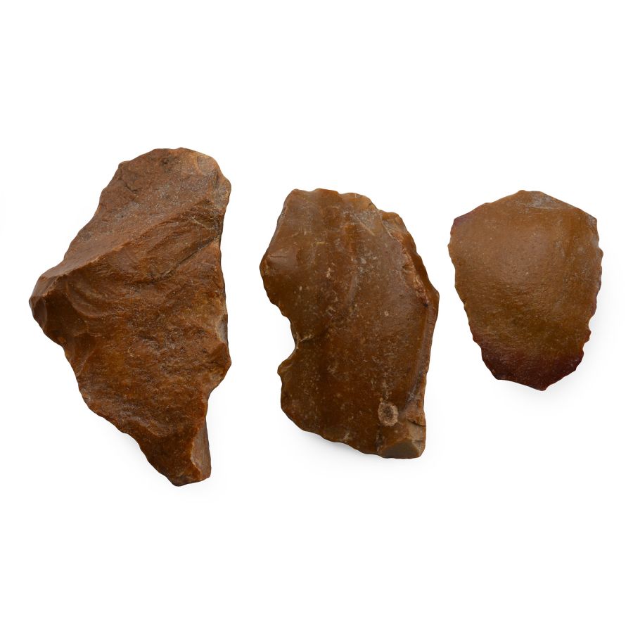 Acheulian Knapped Scraper/Implement Group