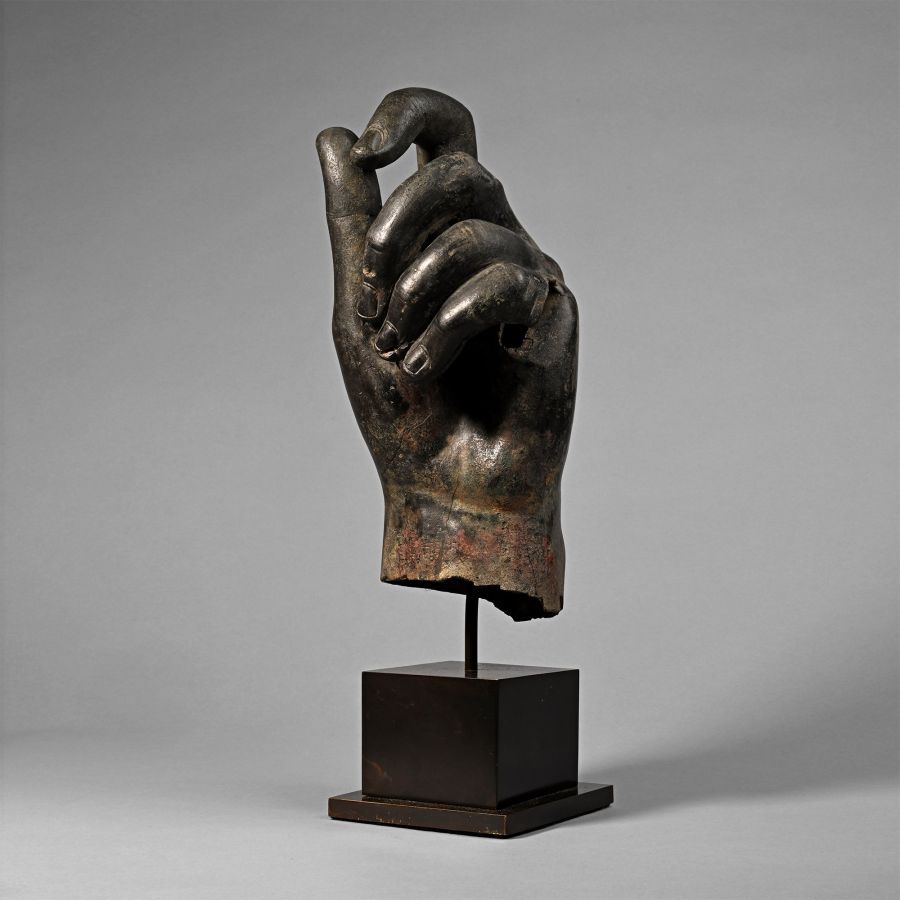 Monumental Roman Bronze Left Hand