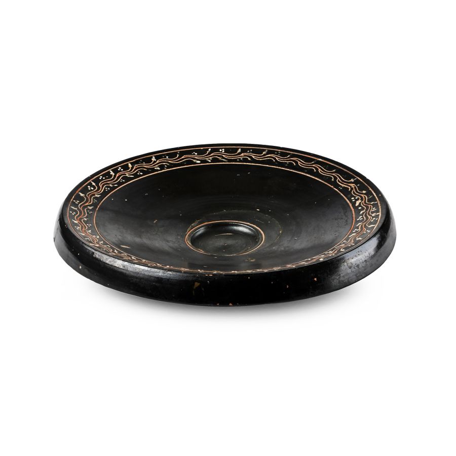 Large Hellenistic Teano-Ware Fish Plate