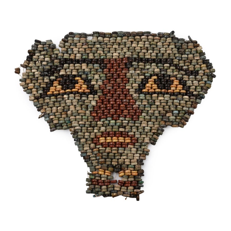 Egyptian Faience Beaded Mummy Mask