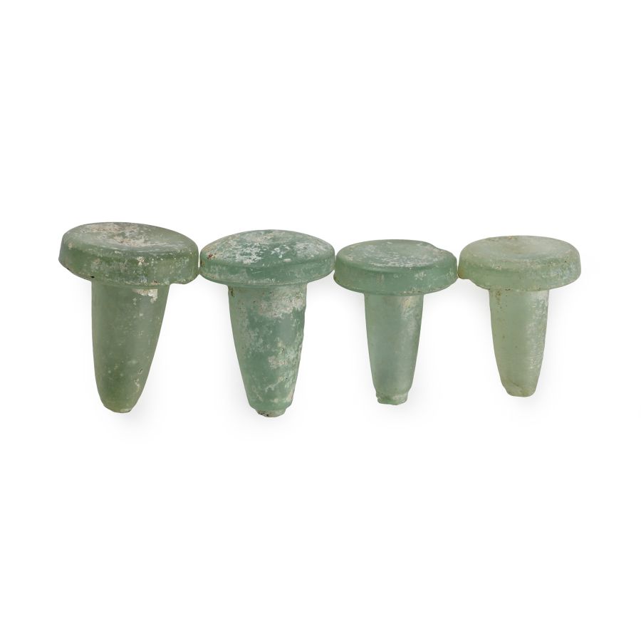 Roman Glass Bottle Stopper Collection