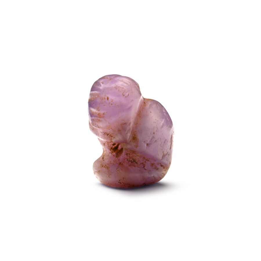 Egyptian Amethyst Ba-Bird Amulet