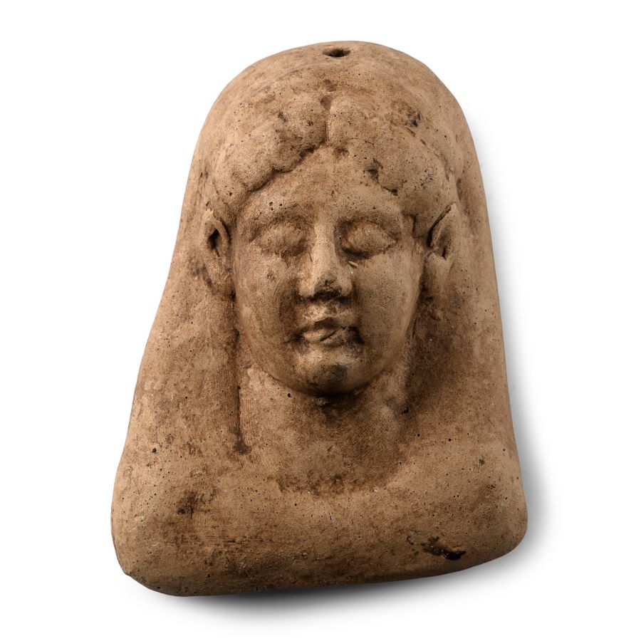 Greek Terracotta Female Protome