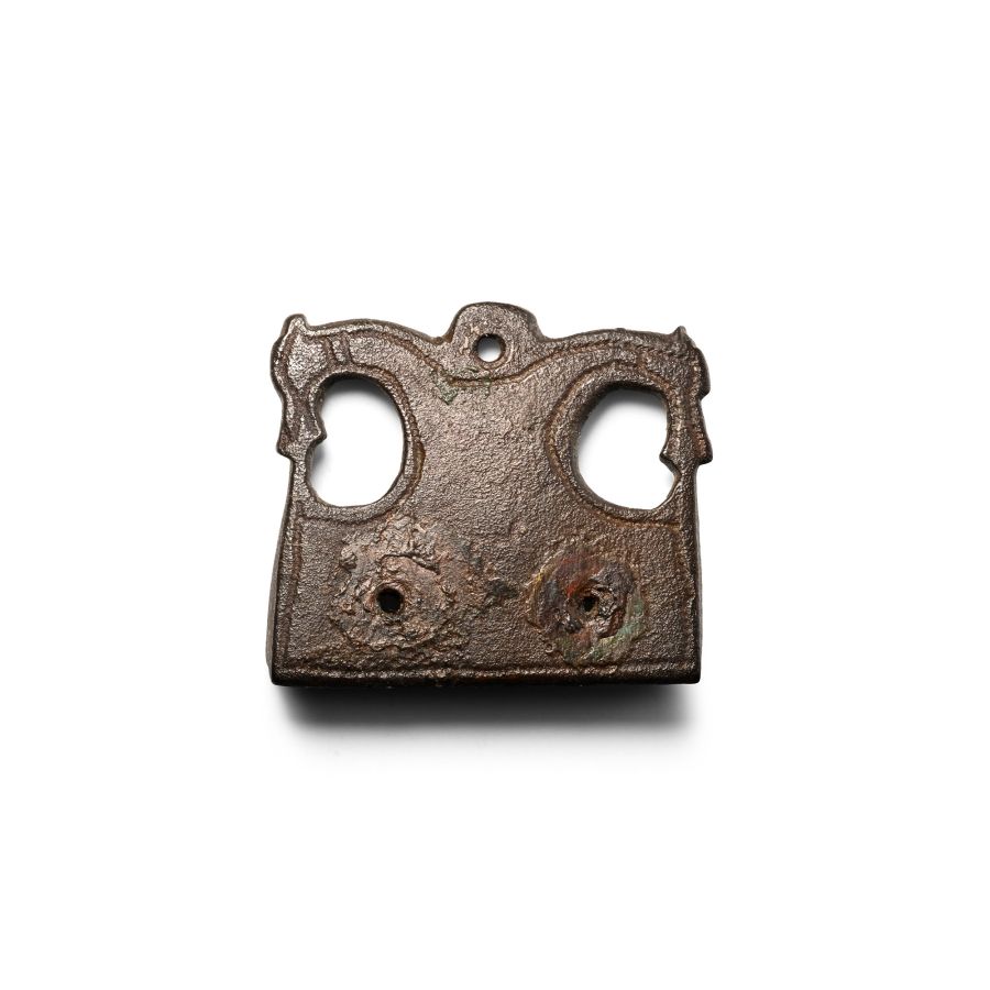'The Bradbourne Horses' Anglo-Scandinavian Viking Bronze Ringerike Stirrup Apex Mount