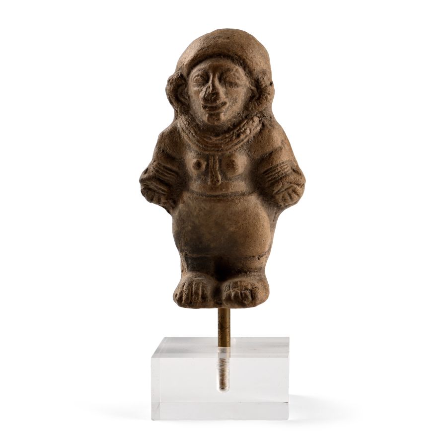 Pre-Columbian Ecuador Jama Coaque Terracotta Figure