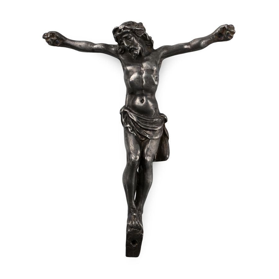 Post Medieval Silver-Coloured Metal Corpus Christi