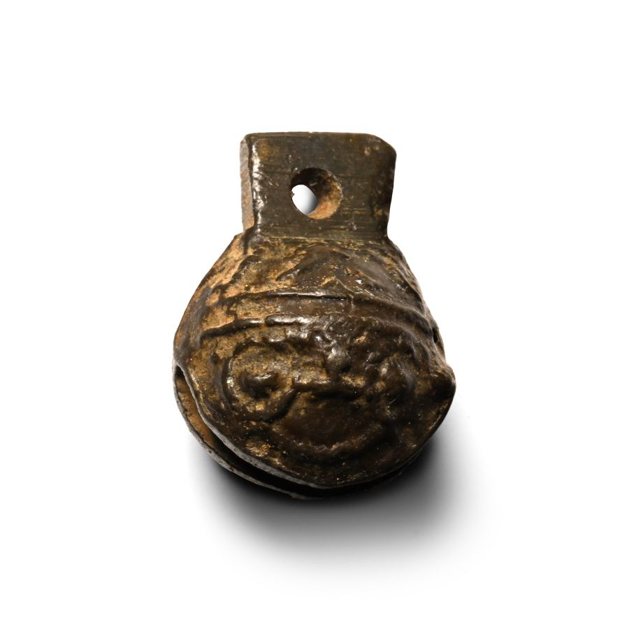 Medieval or Tudor Decorated Bronze Dress Bell