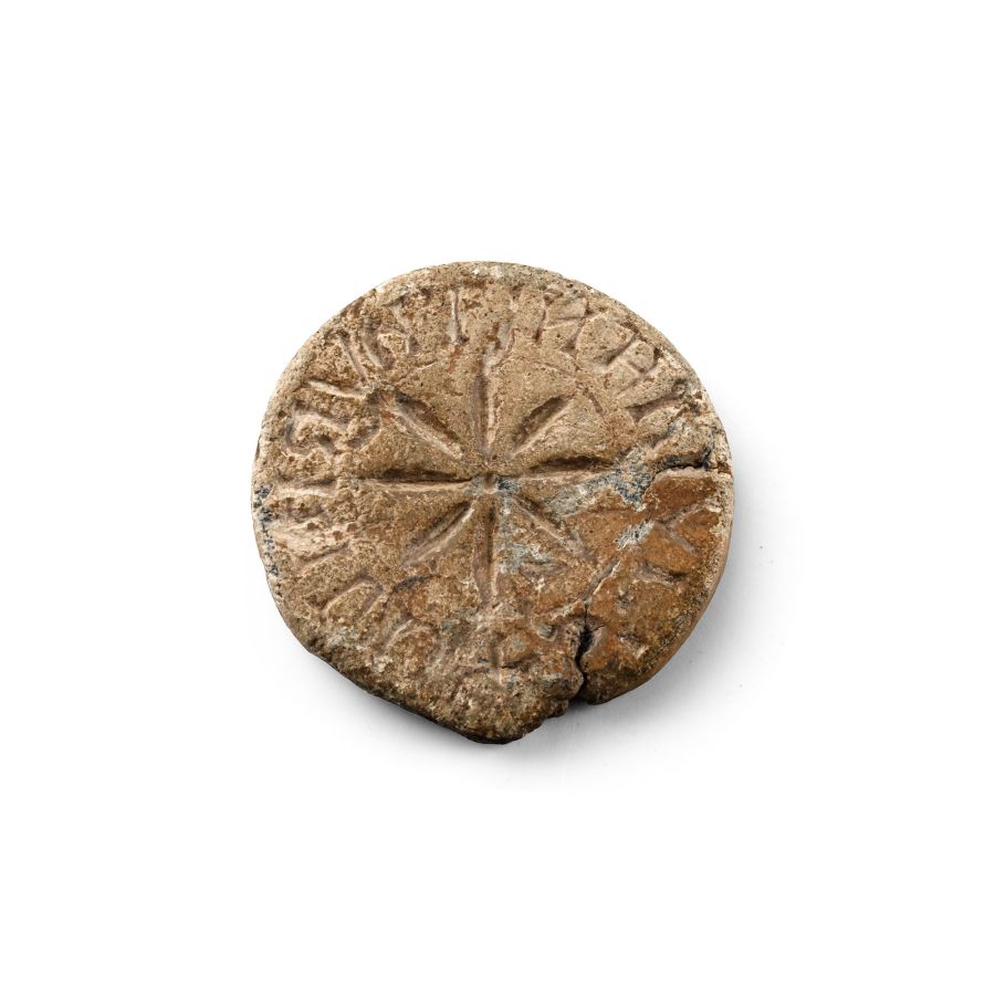 Medieval 'Thames' Lead Bifacial Seal Matrix for William