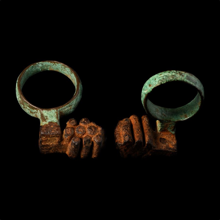 Roman Bronze Key Ring