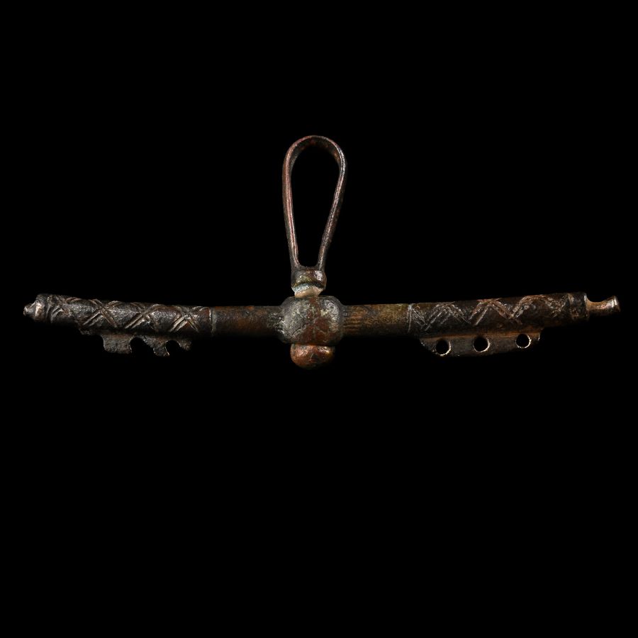 Medieval or Tudor Bronze Purse Bar