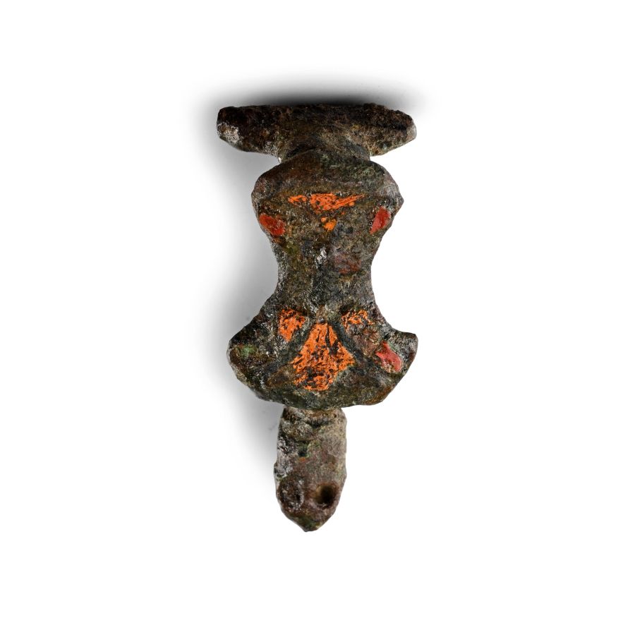 Roman Enamelled Bronze 'Tortoise' Brooch