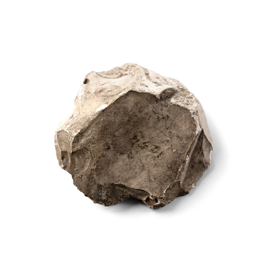 Stone Age Annotated Flint Scraper