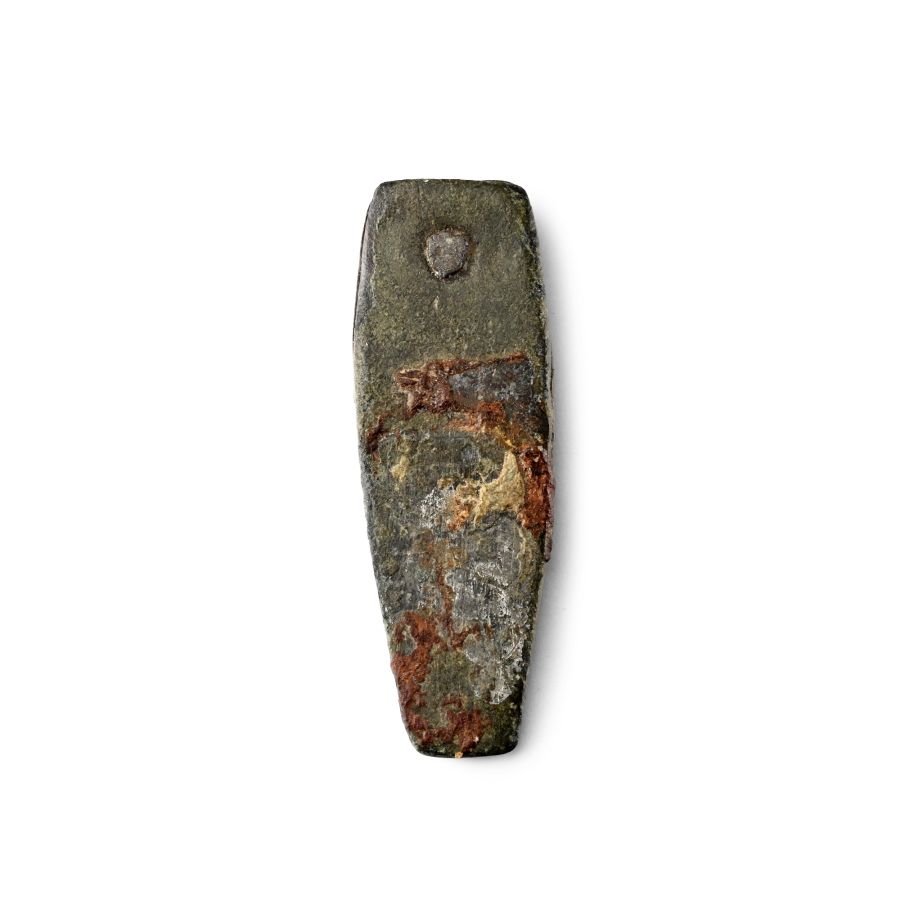 Anglo-Saxon Bronze Miniature Zoomorphic Strap End