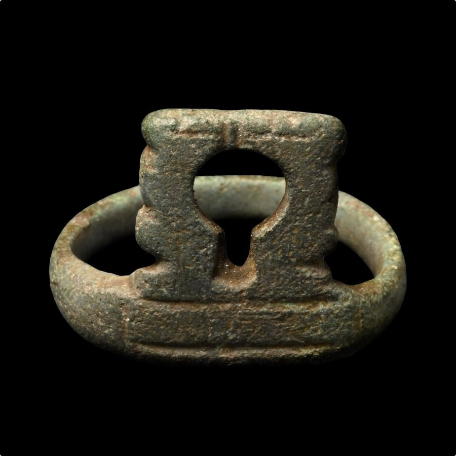 Roman Bronze Key Ring