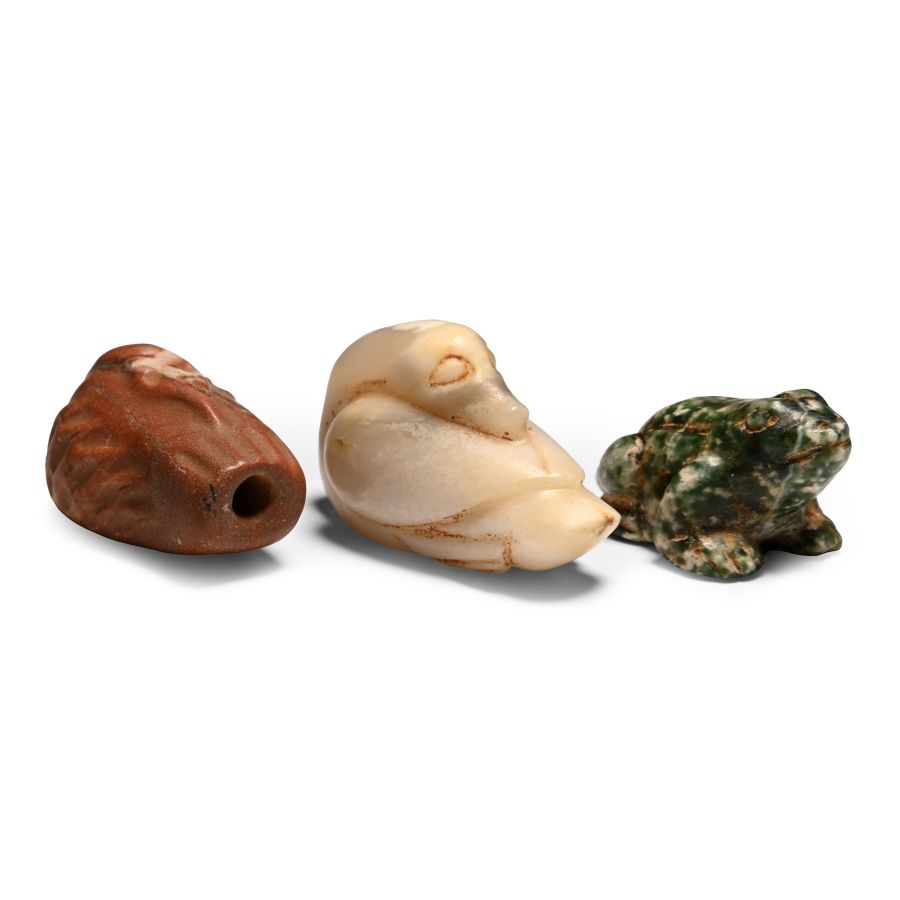 Western Asiatic Style Frog and Duck Weight Group
